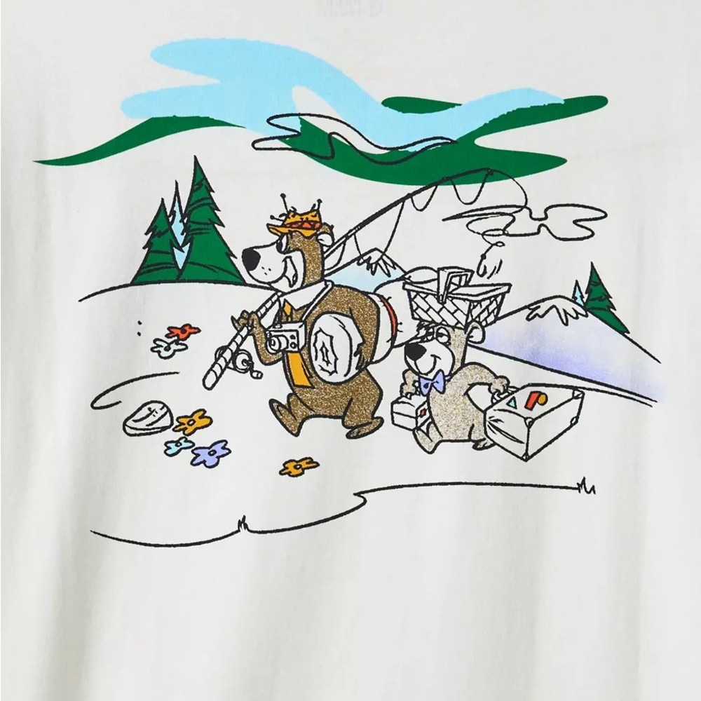 Parks Project X Yogi Bear Graphic Tee, Color: Ivory, Small, NWT - Picture 3 of 6